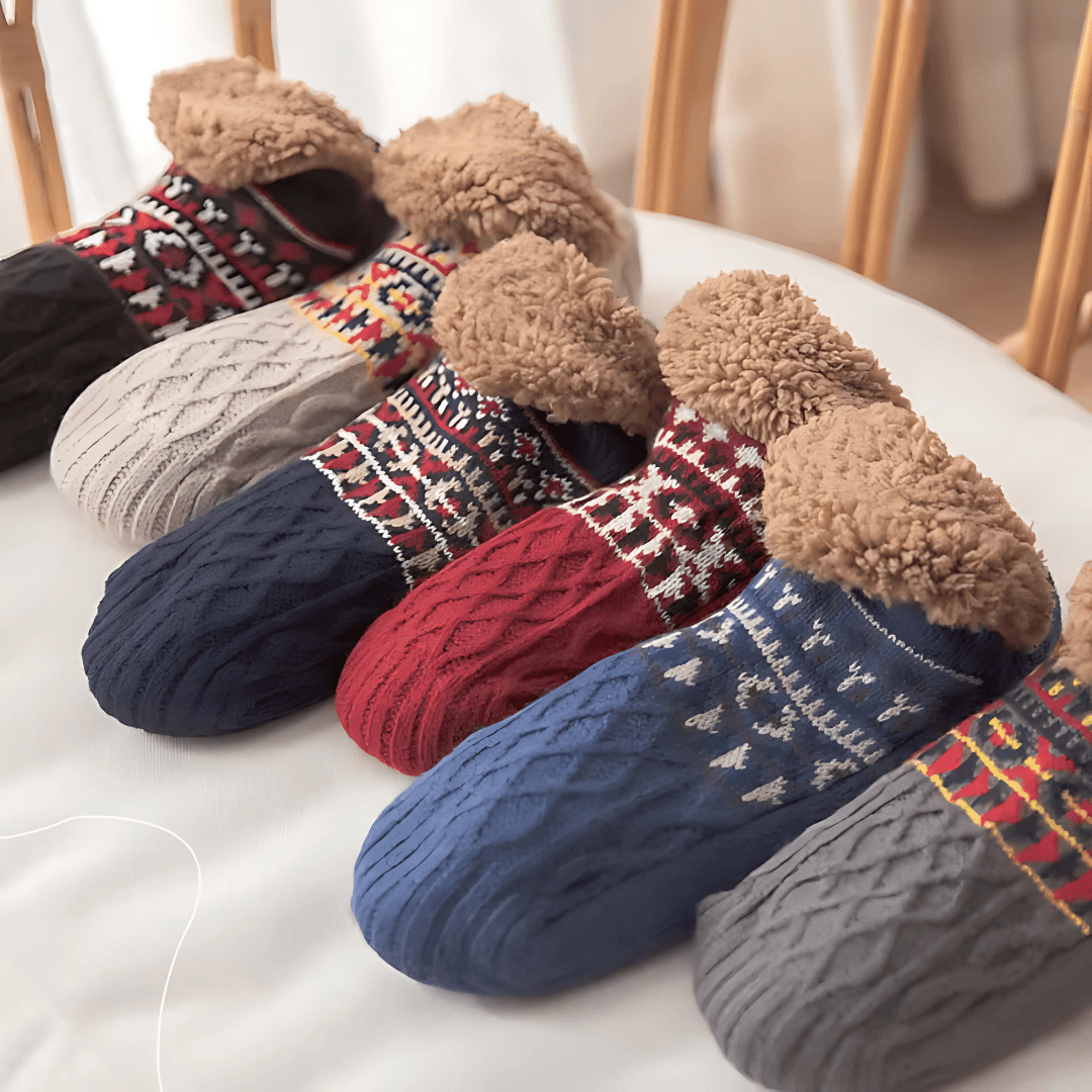 Chaussons Chauds Confort Douillet