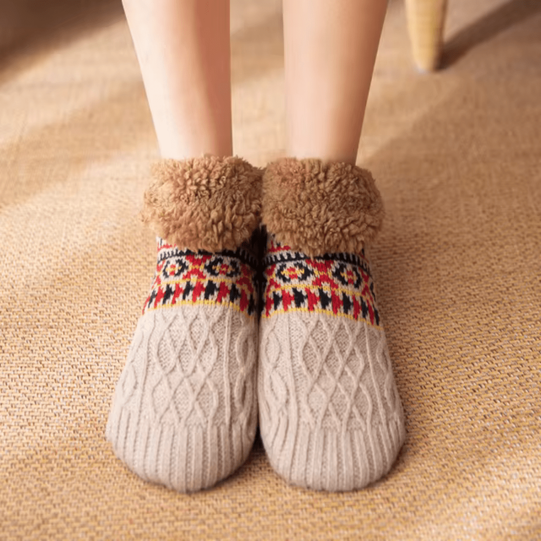 Chaussons Chauds Confort Douillet